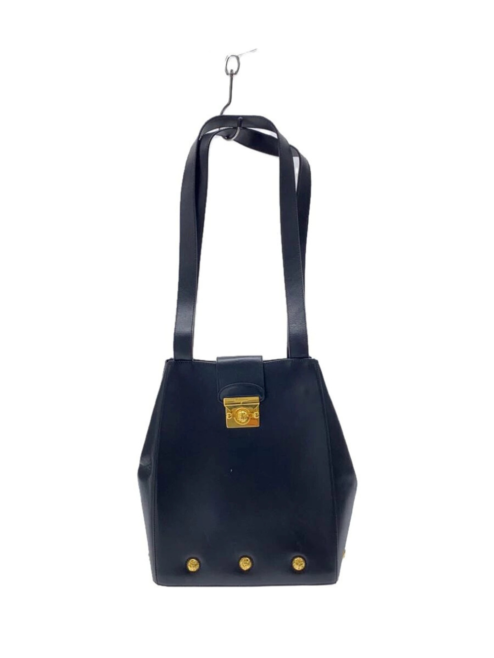 Salvatore Ferragamo Shoulder Bag Leather Black